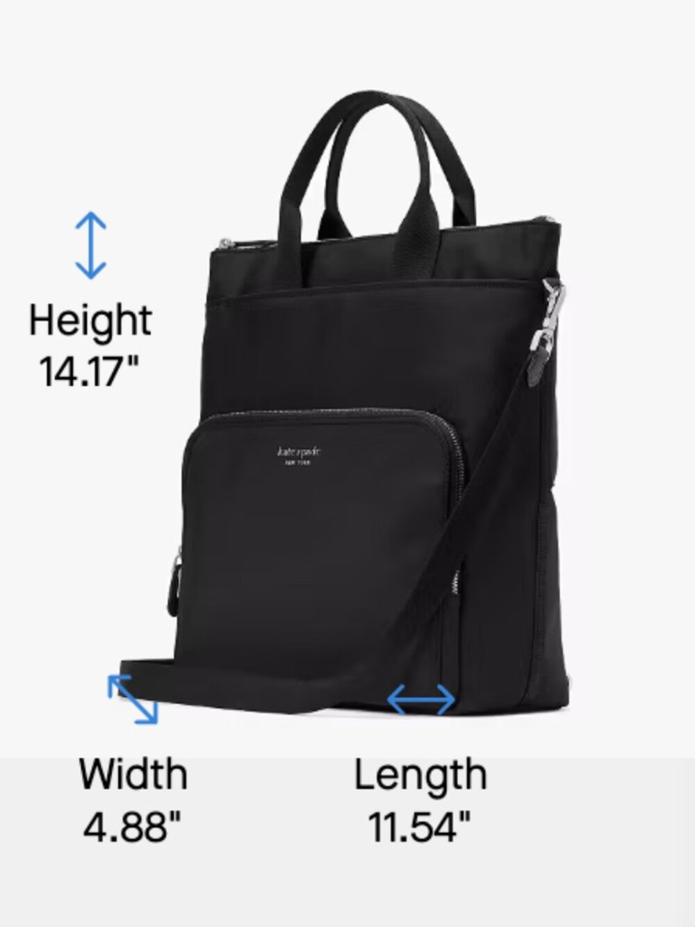 Kate Spade Sam Ksnyl Convertible Backpack / Laptop Bag NWT - Picture 7 of 7